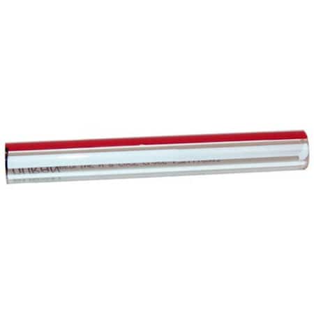 Cleveland Tube, Glass-Red & White Stripe 101900